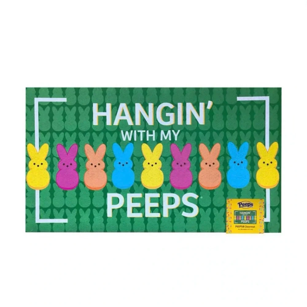 Peeps Multicolor Door Mat